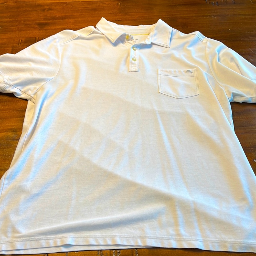 Tommy Bahama white polo